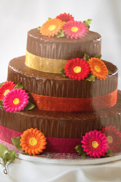 Chocolate Wedding Cake 2
