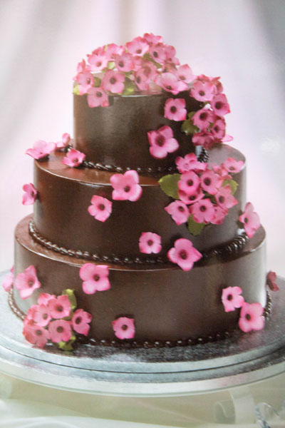 Chocolate Wedding Cake 4